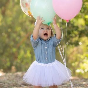 Baby Tutu Christmas Outfit Gift Birthday Photo Prop Play Dress up 0-2 years NEW